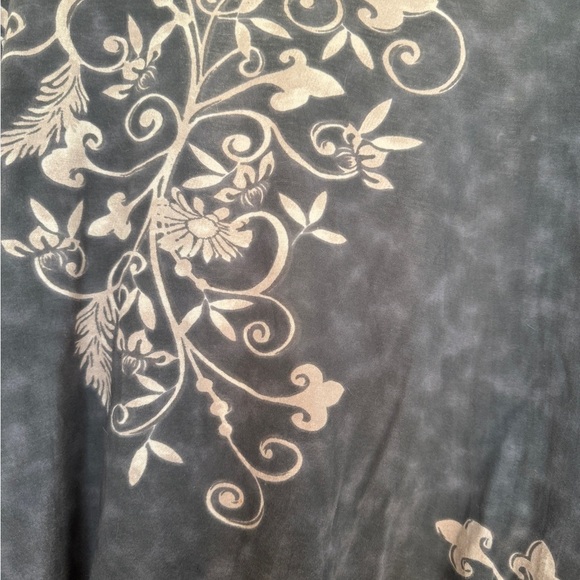 Take Two Clothing Co. Boho Open Front Cardigan Duster Floral Burnout Hippie M - Picture 4 of 9